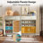 16-Pair Boot Rack Organizer - 4-Tier Shoe Storage Shelf Unit
