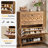 15-Pair Shoe Cabinet w/ 3 Sliding Drawers - Bedroom Storage Organizer