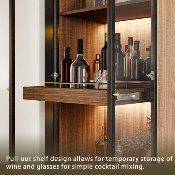 28.0" Filing Cabinet - Concealed Metal with Fixed Shelf & Drawers