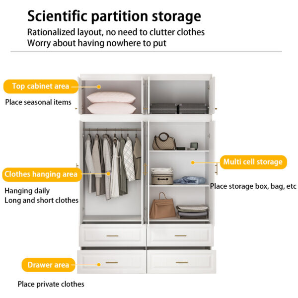 Modern Bookshelf for Living Room - Stylish Storage & Display Shelf