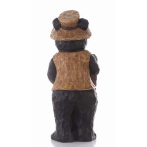 Fox Sitting with Lantern Figurine - Modern Indoor & Patio Accent Decor