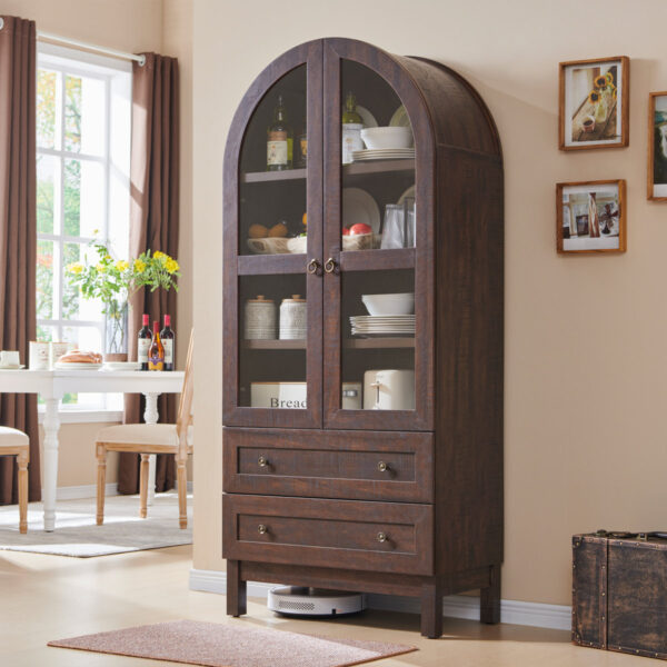 Thornwell Rectangular Display Bookcase - Modern Wood Shelf Unit