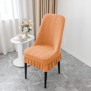 Thin Flexible Chair Cover with Partial Wrap Design for Office Chairs