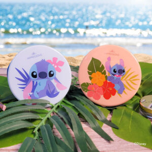 Vintage Brass Compact Mirror w/ Candle - Single-Sided No Magnification