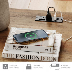 Minimalist Writing Table & Audio Rack Combo - Fits 55" TVs, Organizer