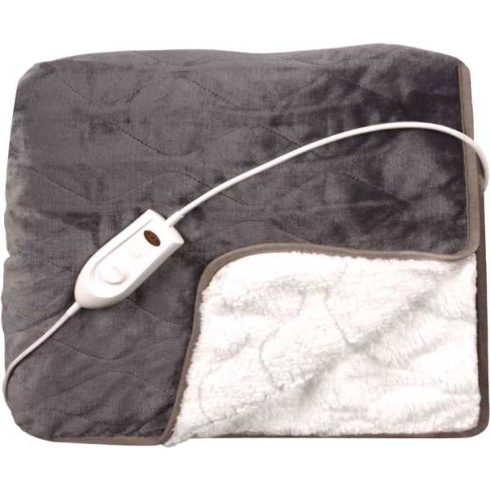 Navy Cotton Cooling Pad with Solar Woven Cover for Twin/Full Beds