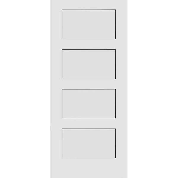 Unfinished 6 Louver Craftsman Exterior Gate Plank - Solid Wood