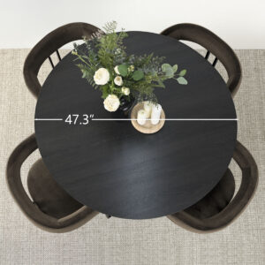 Set of 2 Metal Mesh Outdoor Patio Stools, 24" Seat Height - Black