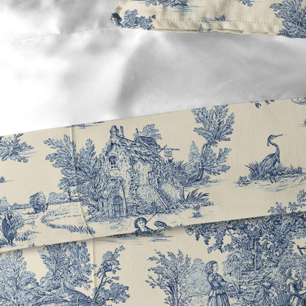 King Linen Quilt Cover Set - Abstract Geo Pattern, Soft & Breathable