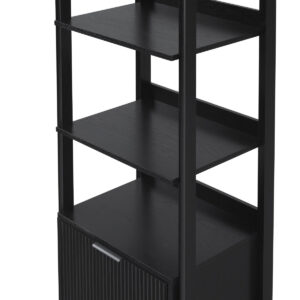 Modern Wide Cabinet with Door on Top | Storage Console for Entryway