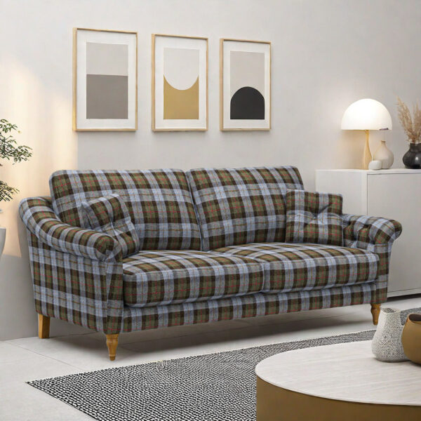 82.5" Contemporary Solid Leather Sectional - Sleek Industrial Sofa