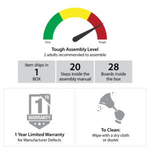 Harrison Classic Narrow Shelf with External Propane Log Burner